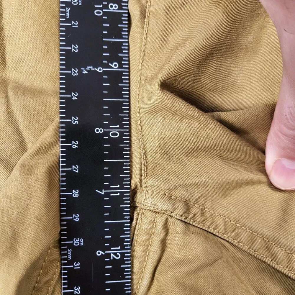 The North Face Mens Khaki Cotton Twill Hiking‎ Shorts T338 Regular Fit Size L